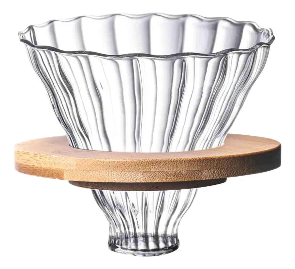 Método de filtrado: Filtro V60 Borosilicato Con Base Bambu, de Intocado (foto 1 de 8)